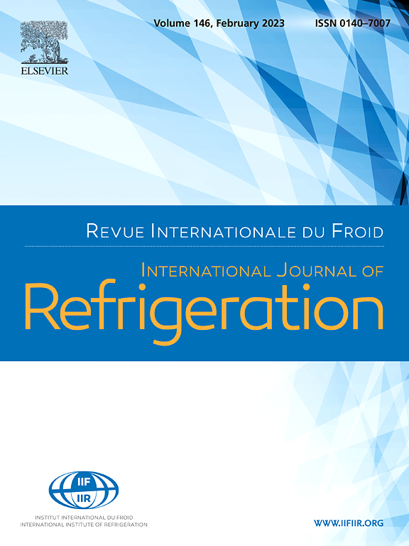 Go to journal home page - International Journal of Refrigeration